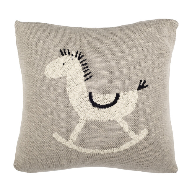 Tater Trot Pillow, Grey