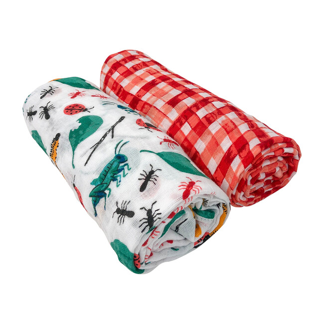 Swaddle Blankets, Bugs & Picnic