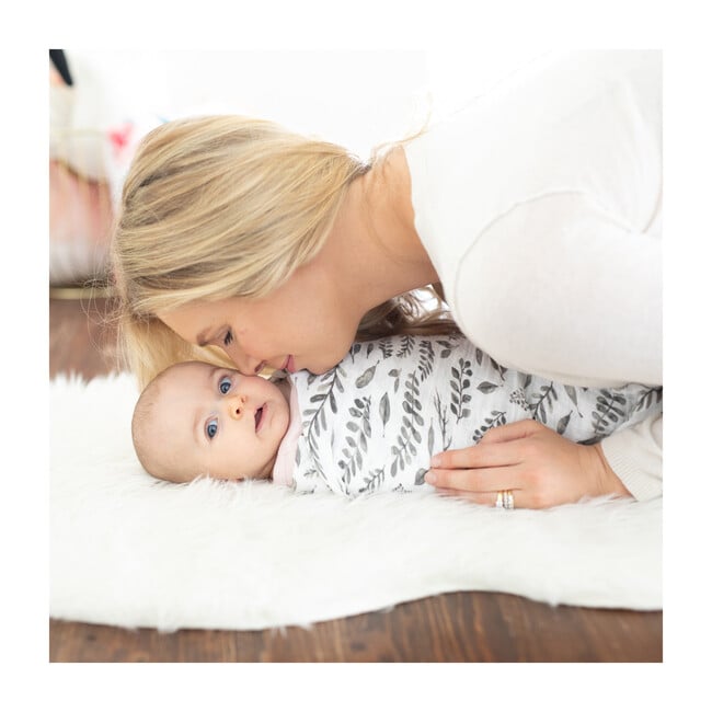 Swaddle Blankets, Just Be + Leaves