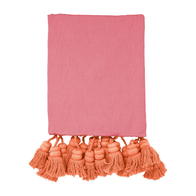 Tassel Throw, Blush - Throws - 1