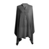 Mother's Cocoon Nursing Shawl, Charcoal - Nursing Covers - 3