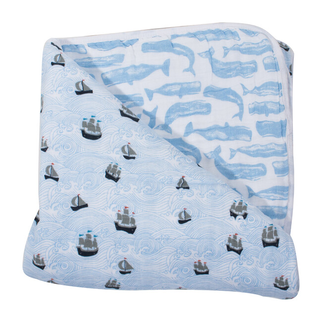 Snuggle Blanket, High Seas + Moby - Bebe Au Lait Blankets & Quilts ...