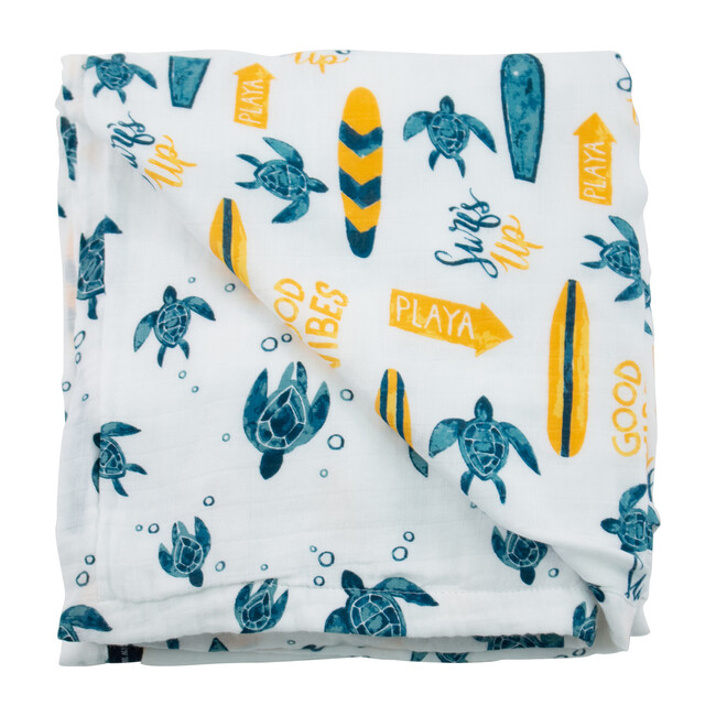 Snuggle Blanket, Surf + Sea Turtles Bebe Au Lait Blankets & Quilts