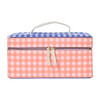 Toiletry Case, Gingham Blue & Pink - Make-up Bags - 1 - thumbnail