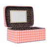Toiletry Case, Gingham Blue & Pink - Make-up Bags - 2