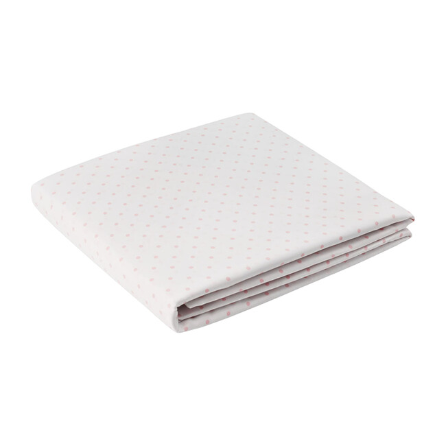 Jr. Crib Sheet, Pink Dot