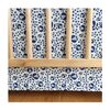 Thistle Panel Crib Skirt, Indigo - Sheets - 4