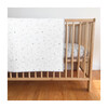 Sleep Tight Wholecloth Crib Quilt, White/Grey - Quilts - 6