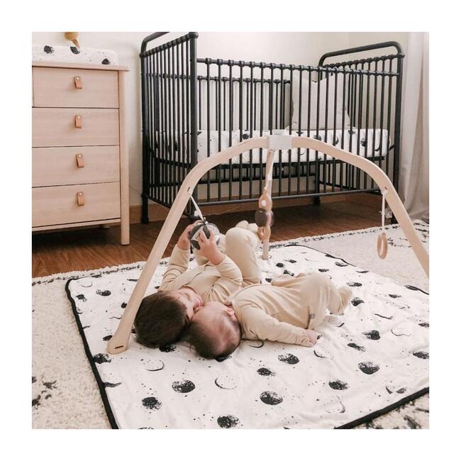 Organic Knit Nursery Blanket, Many Moons