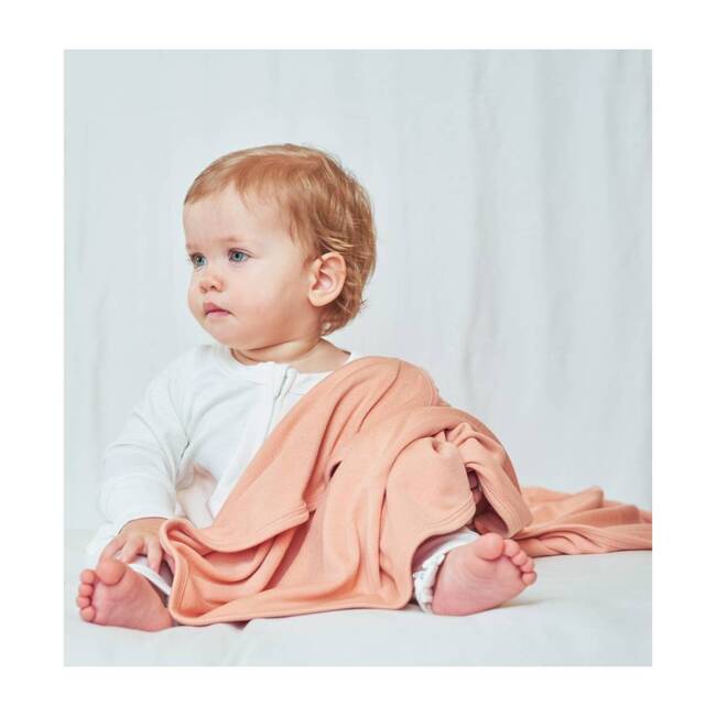 Organic Knit Nursery Blanket, Prickly Pear