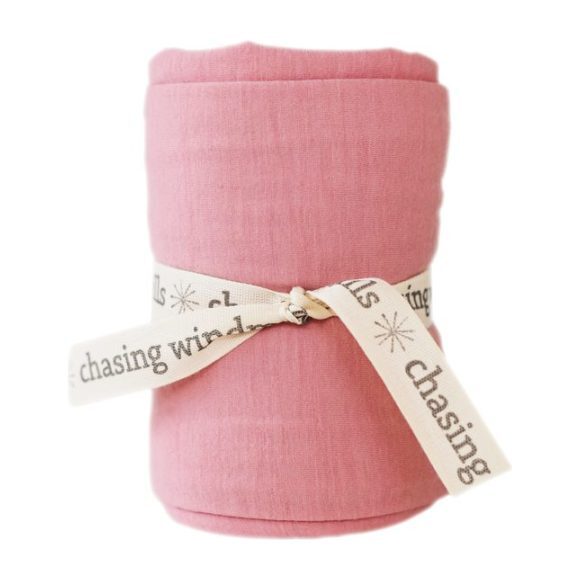 Merino Wool Swaddle Blanket, Rose Tan