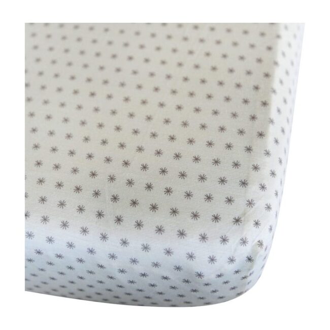 Merino Wool Crib Sheet, Windmills