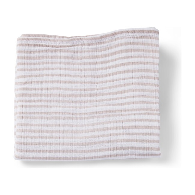 Stripes Away Count-the-Ways Organic Cloth, Petal