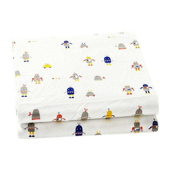 Crib Sheet, Robot March - Sheets - 1