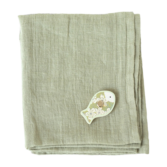 Set of 2 Muslin Cloth, Sage