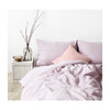 Linen Flat Sheet, Pink Lavender