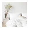 Linen Flat Sheet, White