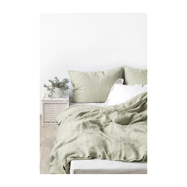 Linen Duvet Cover, Sage