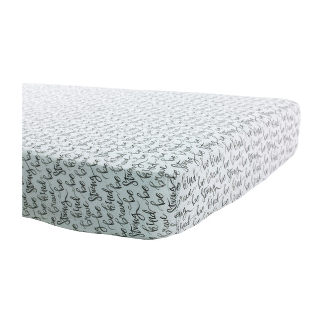 Muslin Crib Sheet, Just Be - Crib Sheets - 1