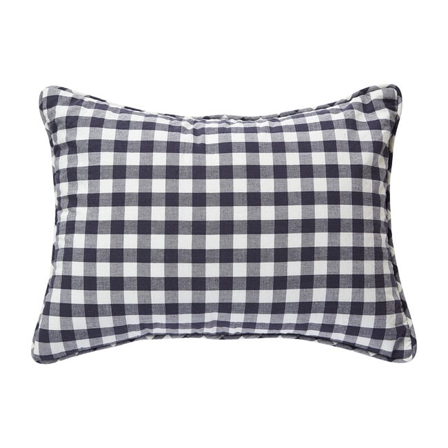 Check Mate Nursery Pillow, Ink