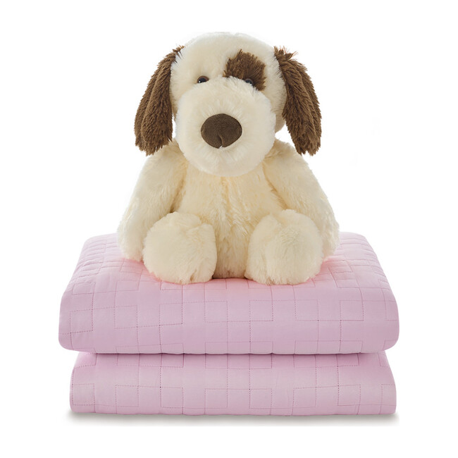 Kids Weighted Blanket Set, Pink