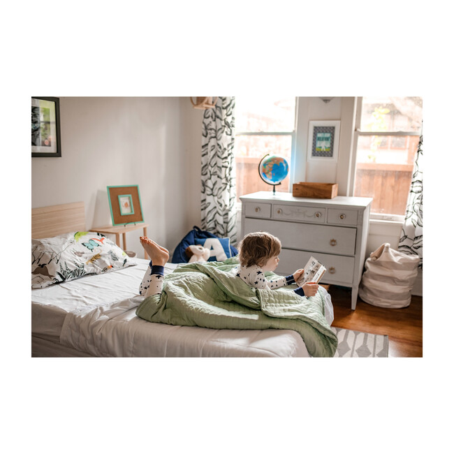 Kids Weighted Blanket Set, Green