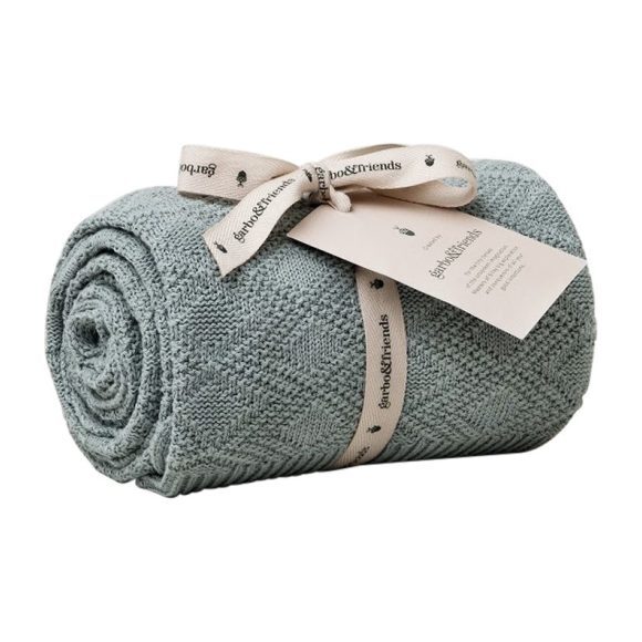 Ollie Blanket, Teal Garbo & Friends Blankets & Quilts