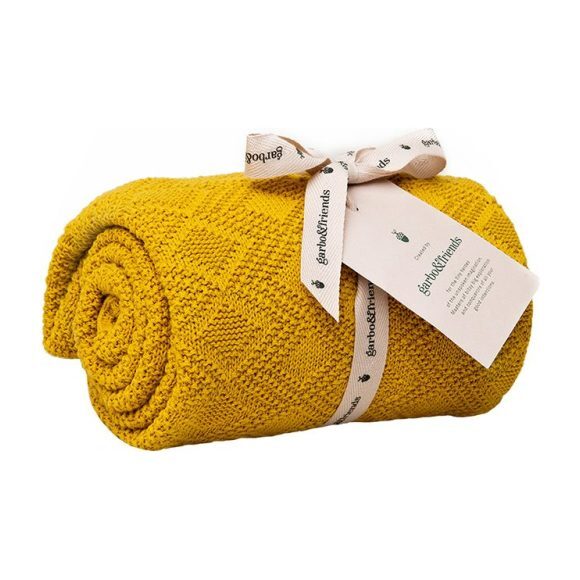 Ollie Blanket, Mustard Home Bedding & Bath Blankets & Quilts
