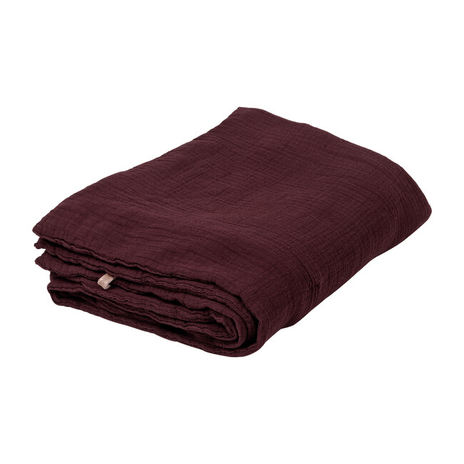 Muslin Quilt, Burgundy - Quilts - 1