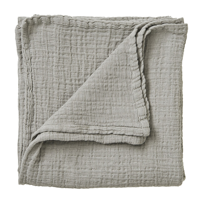 Muslin Swaddle Blanket, Thyme - Swaddles - 1