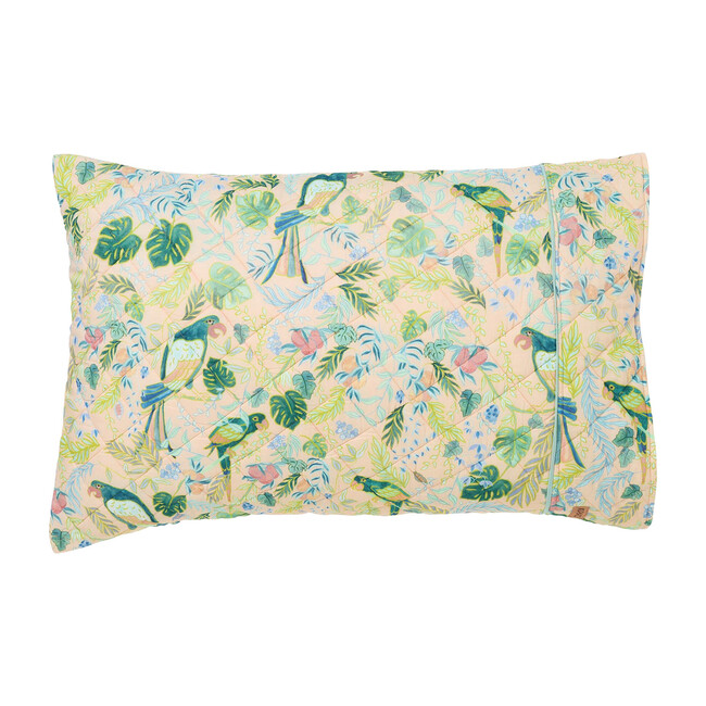 Quilted Pillowcase, Birds of Paradise - Pillows - 1