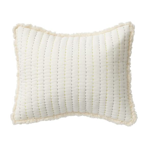 Rest My Head Quilted Pillow, Grey