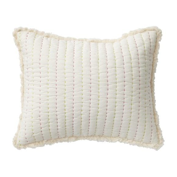 Rest My Head Quilted Pillow, Pink