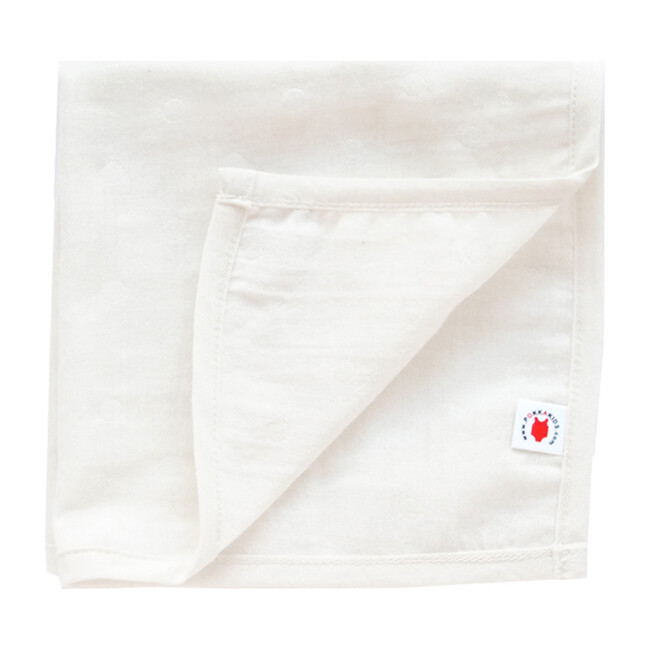 100% GOTS-Certified Organic Cotton Hanky, Pearl