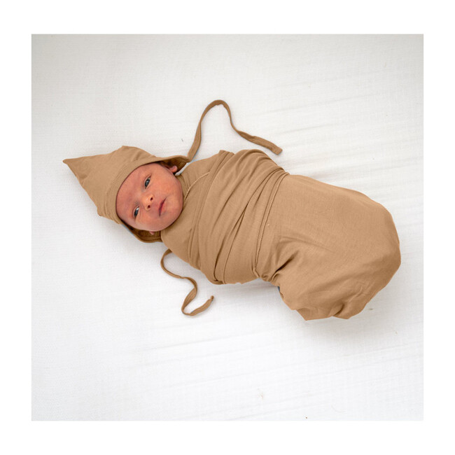 Bamboo Swaddle Blanket, Clay