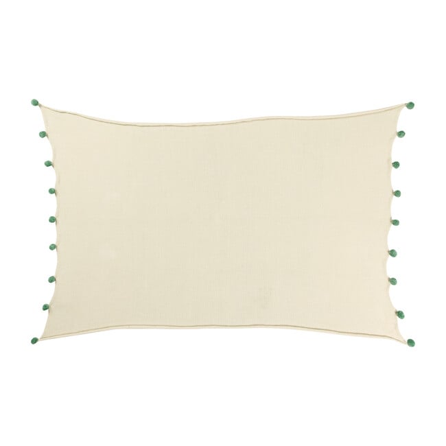 Bubbly Baby Blanket, Natural/Green - Blankets - 1