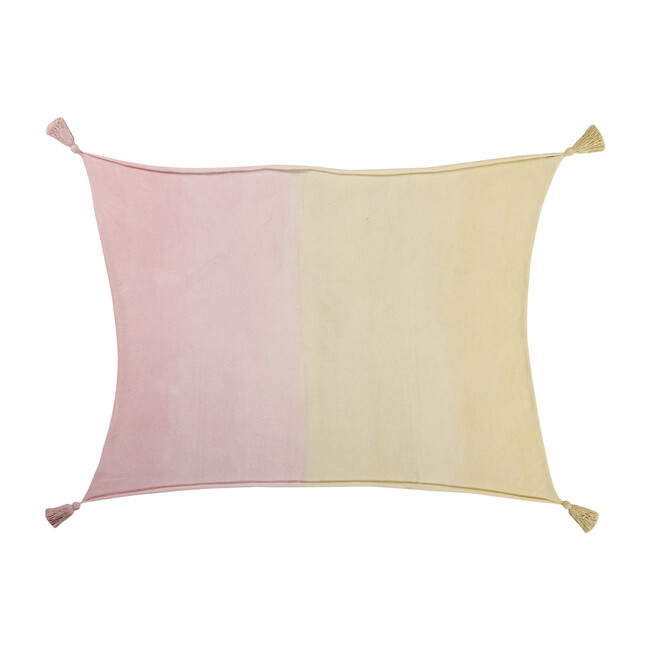 Ombre Baby Blanket, Soft Pink/Vanilla - Blankets - 2