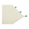 Bubbly Baby Blanket, Natural/Green - Blankets - 3