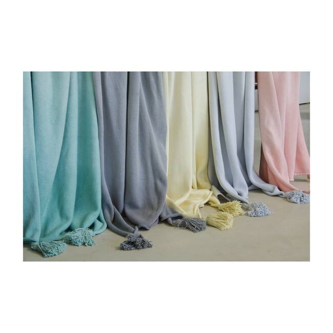 Ombre Baby Blanket, Soft Pink/Vanilla - Blankets - 6