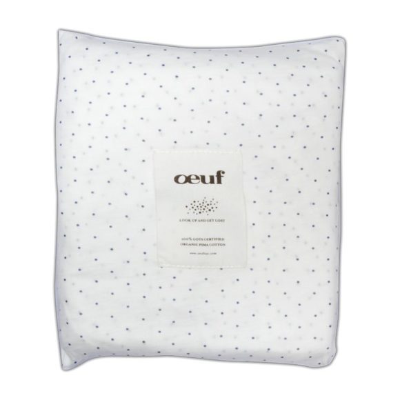 Fitted Crib Sheet- Indigo Dots - Sheets - 1