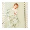3 Piece Organic Knit Nursery Bedding Set, Succulent - Crib Sheets - 7