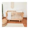 3 Piece Organic Knit Nursery Bedding Set, Desert Mist - Crib Sheets - 5