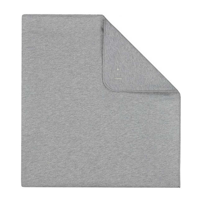 Baby Blanket, Grey Melange - Blankets - 1