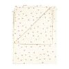 Small Blanket in Dusty Pink Floral Cotton - Blankets - 1 - thumbnail