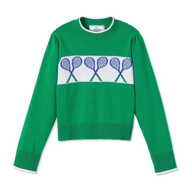 Darby Tennis Sweater, Blarney Green