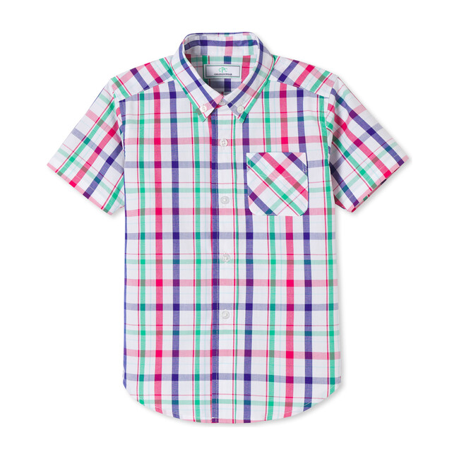 Owen Short Sleeve Button Down, Plaid