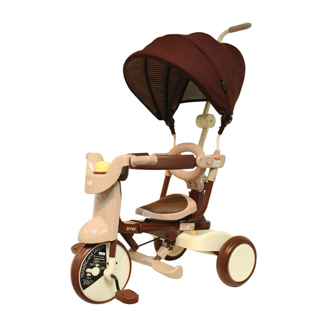 3-in-1 Folding Tricycle, Comfort Brown
