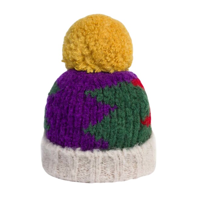Blow Pony Hat, Yellow Pom - Hats - 1