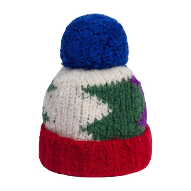 Blow Pony Hat, Blue Pom - Hats - 1