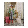Multicolor Raccoon Cardigan, Green - Sweaters - 2